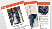 Quadrant Scarf Pattern