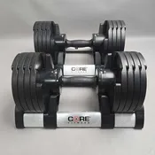 Core Fitness 50lb Adjustable Dumbbell Set