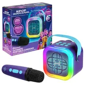 KPop Demon Hunters Bluetooth Karaoke Machine with Wireless Microphone for Kids