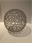 BRONZE CIRCLE WIRE BALL
