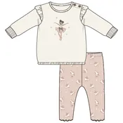 2PC SET: SWEATSHIRT + LEGGINGS KNIT-OFF WHITE