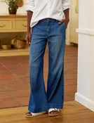 West Village NYC Wide-Leg Trouser - 1984 Wash