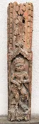 17th-18th Century Buddhist Nepalese Carved Deity Wood Temple Roof Strut