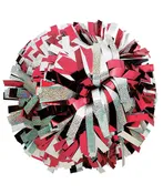 1-Color Metallic With Holographic Mix 6 Inch Pom