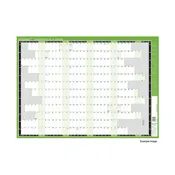 2026 Compact Year Planner 590 x 420mm