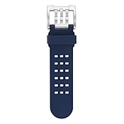 Blue Rubber Strap Extender, 22 mm, Blue