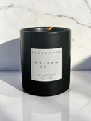 balsam fir boyfriend candle: balsam, fir, cedarwood and amber
