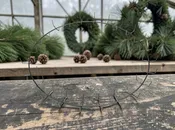 24″ Wire Clamp Wreath Ring
