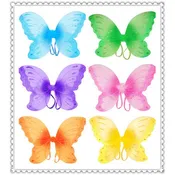 14″ Pink Butterfly Wings