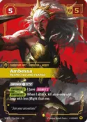 Ambessa, Respected and Feared (Alternate Art) (136a/166) [Vendetta] Foil