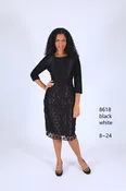 Diana Black Dress 8618 Holiday 2022