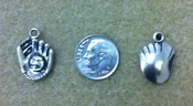 Ball and Glove Charms (5 Pieces)