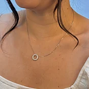Celestial Cluster Moon Pendant