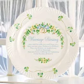 Belleek Marriage Blessing Plate