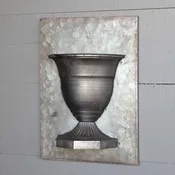 METAL WALL URN