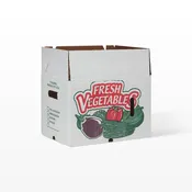 1/2-Bushel Waxed Vegetable Box