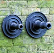 8″ Lead Fountain Spout on Backing