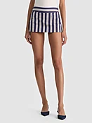 ACE MINI SKORT - METRO STRIPE TWILIGHT BLUE