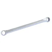 10MM X 11MM 12PT METRIC FLAT DRIVE DOUBLE BOX WRENCH - 40° OFFSET