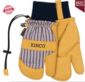 1927KWLT Lined Premium Grain Pigskin Lobster Ski Mitt