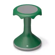 18-Inch Green Ergonomic Active Sitting Stool Convex Base Polypropylene