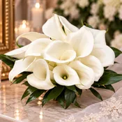 WHITE CALLA NOSEGAY