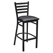 Ladder Back Metal Bar Stool