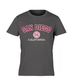 AET 1213 SD, America’s Finest City CA Emb Charcoal Adult T- Shirt