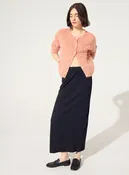 Black cotton skirt