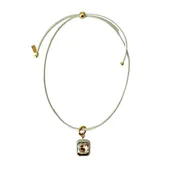 Aurora Pendant Necklace - Egret