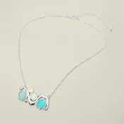Abstract Sea Glass Pendant Necklace