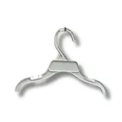 10" White Top Hangers