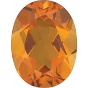 3 mm Oval Faceted AAA Citrine