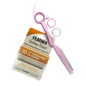 Aluminum Razor with Additional 10 Blades