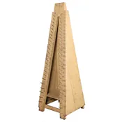 Primitive Double-Sided Pegboard Floor Rack - Vintage Urban Industrial by Get Back, Inc