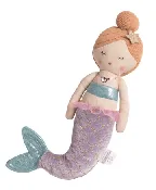 Faux Linen Mermaid Doll "Cora"