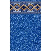 12' x 24' Oval Liberty Heavy Gauge Unibead Liner 52"