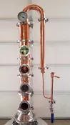 Copper Flute Column - 4 inch | Olympic Distillers