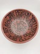Art Stoneware Bowl "Use to Be" — Trunc | Artisan Made-Eco-Friendly-Sustainable-Social Good