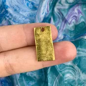 10X22mm Rectangle Pendant - Multiple Colors