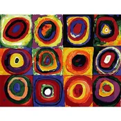 Color Study: Squares with Concentric Circles 1913 - Wassily Kandinsky