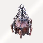 Antique R&amp;C Hanging Chandelier W3105