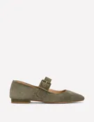 Vic Chisel Toe Mary Janes-Deep Olive