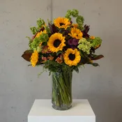 Golden Sunflower Garden Bouquet