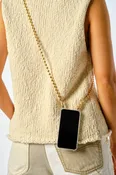 Ballchain Crossbody Phone Strap in Gold