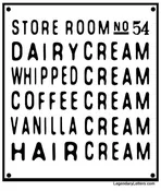 Chocolate Factory Cream Sign – Digital