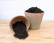 Dyed Brown Hardwood Mulch, 1 cu yd