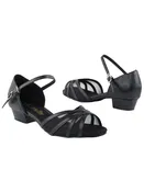 6027 Black Flat Heel