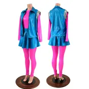 21st Century Girl 2PC Set , Vest and Skirt only (leggings and top sold in the 4PC set)