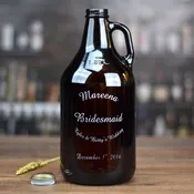 Arced Text Growler